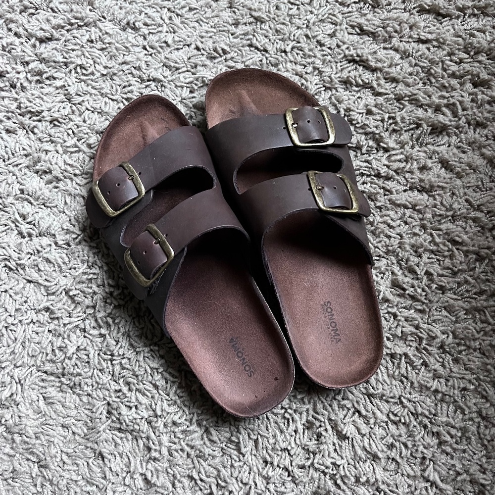 Sonoma sandals. Woman’s  Only worn once. Size 8